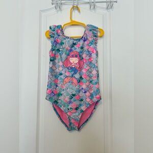 Breaking Waves Girls Mermaid Swimsuit